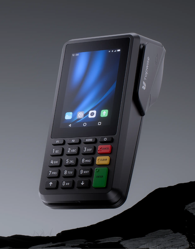 دستگاه کشلس Topwise MP 45 (کارت به کارت) - خودپرداز غیر نقدی اندرویدی بانک شهر